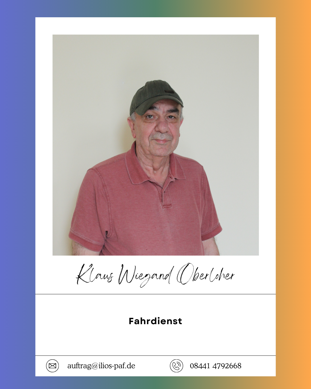 Klaus Wiegand Oberloher